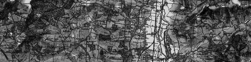 Old map of Churchgate in 1896