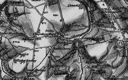 Old map of Churchinford in 1898