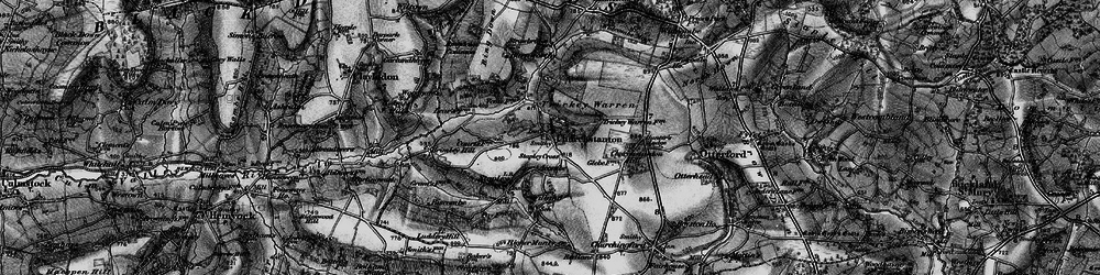 Old map of Churchstanton in 1898
