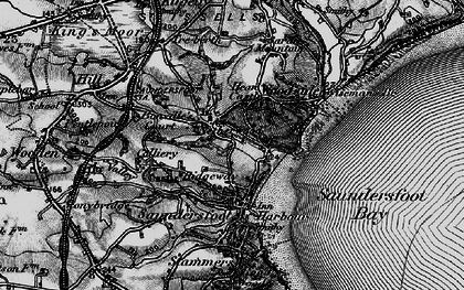 Old map of Churchton in 1898