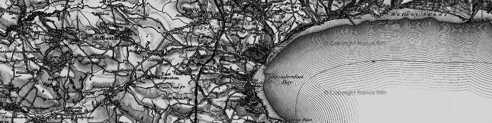 Old map of Churchton in 1898