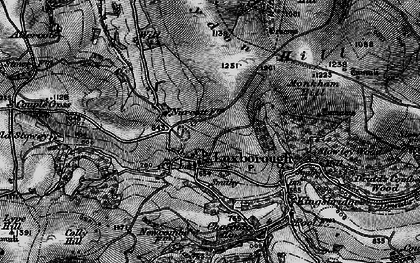 Old map of Churchtown in 1898