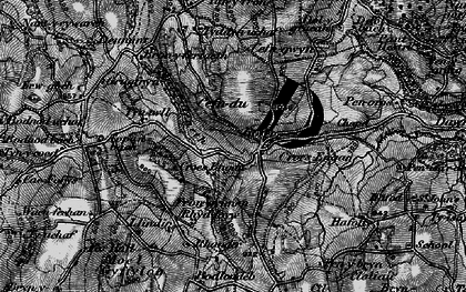 Old map of Chweffordd in 1899
