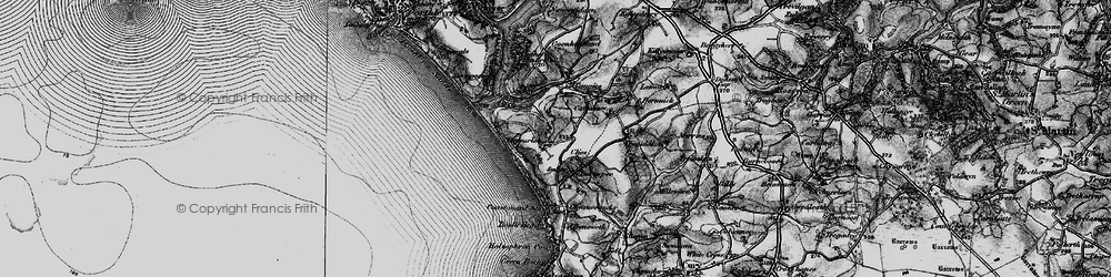 Old map of Chyvarloe in 1895