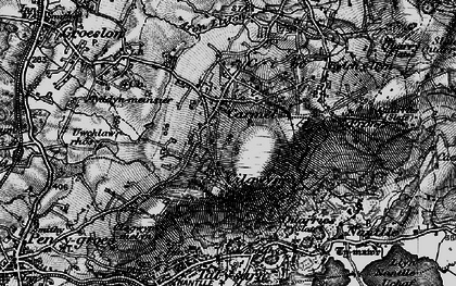 Old map of Cilgwyn in 1899