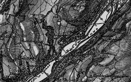 Old map of Penydarren Fm in 1898