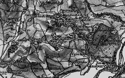 Old map of Ciltwrch in 1896