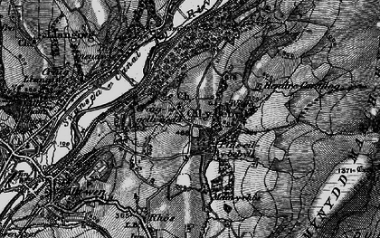 Old map of Wigfa in 1898