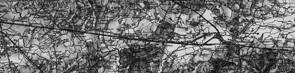 Old map of Cinder Hill in 1895