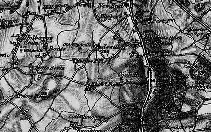 Old map of Cladswell in 1898