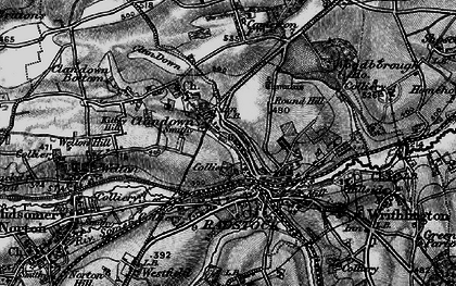 Old map of Clandown in 1898