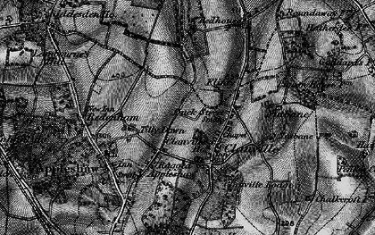Old map of Clanville in 1895