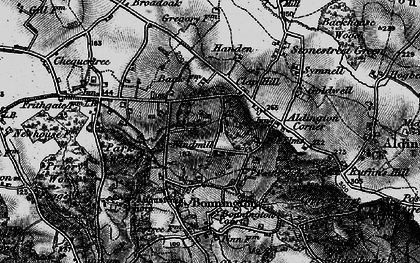 Old map of Clap Hill in 1895