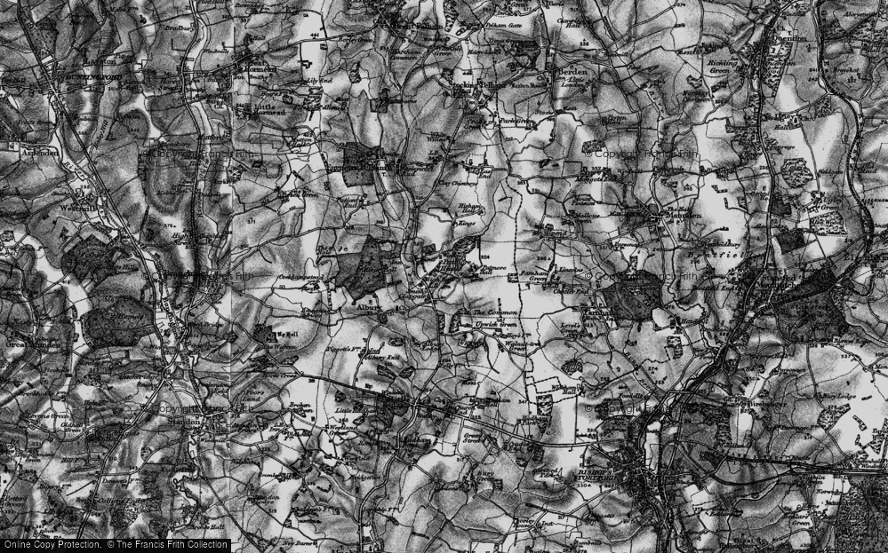 Old Map of Clapgate, 1896 in 1896