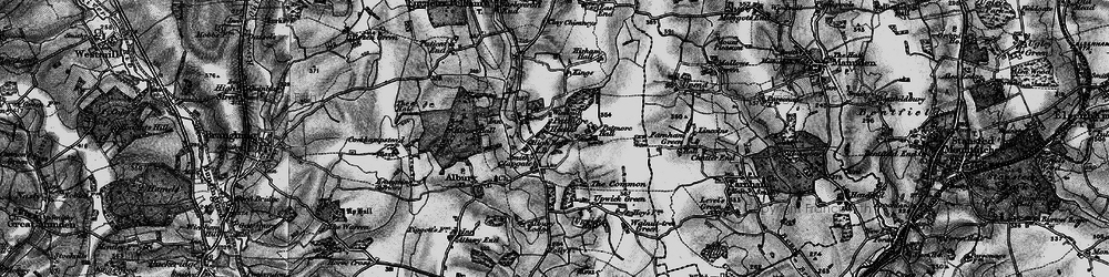 Old map of Clapgate in 1896