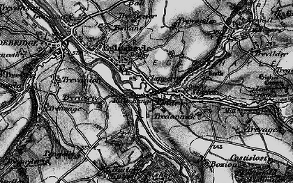 Old map of Clapper in 1895