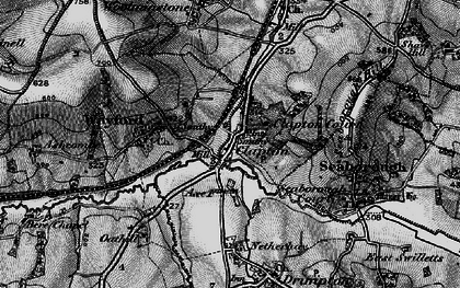 Old map of Clapton in 1898