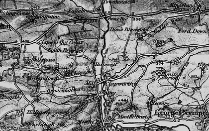Old map of Bray Bridge in 1898