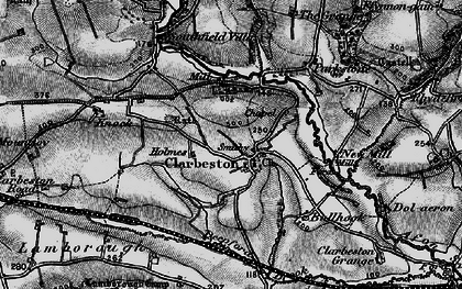 Old map of Clarbeston in 1898