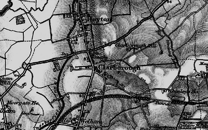 Old map of Clarborough in 1899