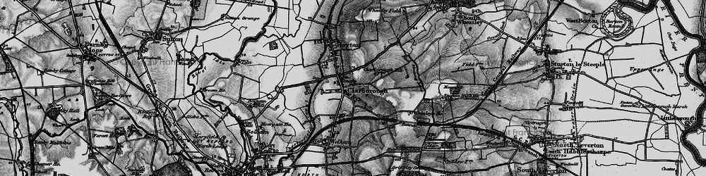 Old map of Clarborough in 1899