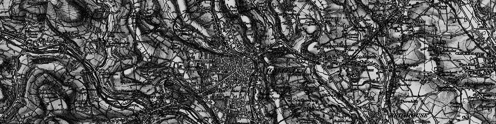 Old map of Claremount in 1896