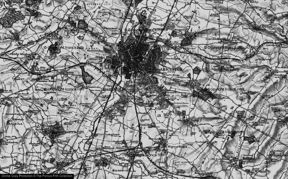Old Map of Clarendon Park, 1899 in 1899
