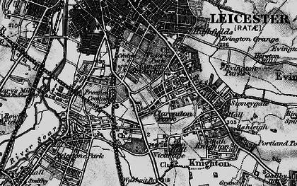 Old map of Clarendon Park in 1899