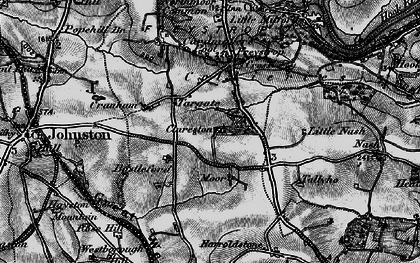 Old map of Bastleford in 1898