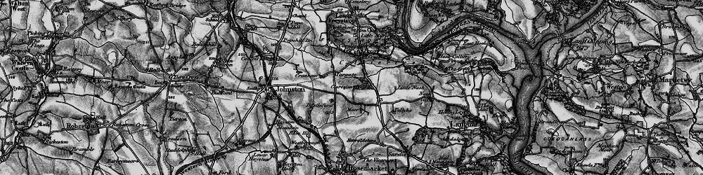 Old map of Clareston in 1898