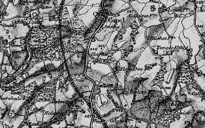 Old map of Tiphams in 1896