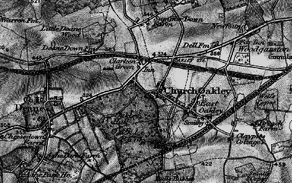 Old map of Clarken Green in 1895
