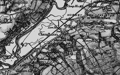 Old map of Claughton in 1898