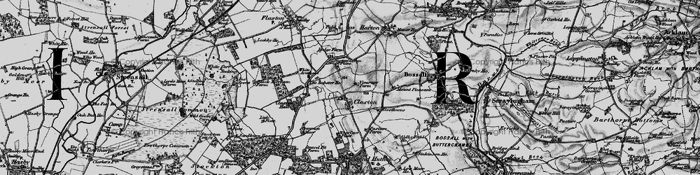 Old map of Aldby Field Ho in 1898