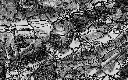 Old map of Bushnells Green in 1895