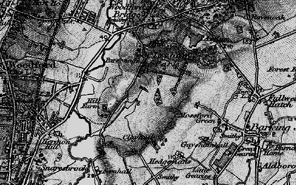 Old map of Clayhall in 1896