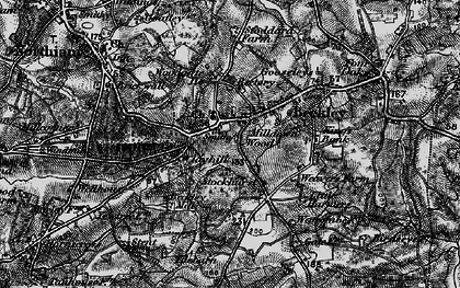 Old map of Clayhill in 1895