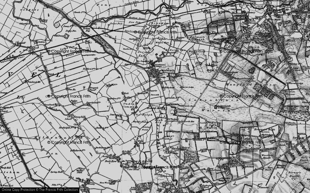 Old Map of Claypits, 1898 in 1898