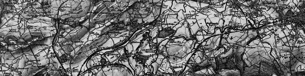 Old map of Clayton-Le-Moors in 1896