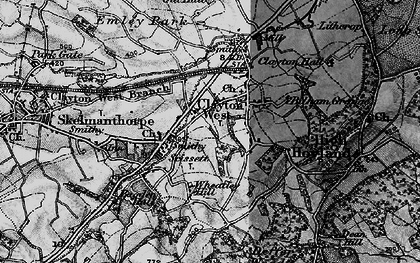 Old map of Bilham Grange in 1896