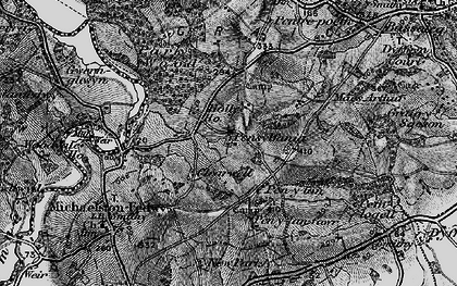 Old map of Brynhedydd in 1898