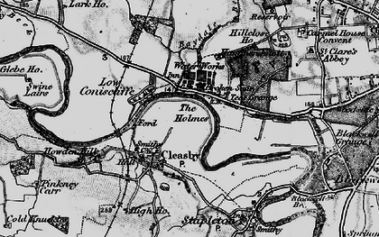 Old map of Cleasby in 1897