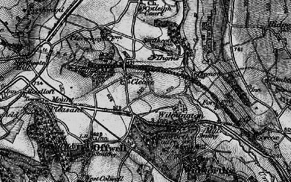 Old map of Cleave in 1898