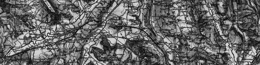 Old map of Cleave in 1898