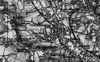 Old map of Cleckheaton in 1896