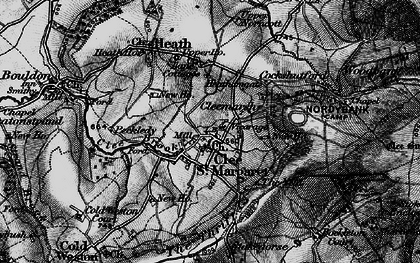 Old map of Clee St Margaret in 1899