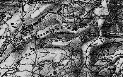Old map of Cleedownton in 1899