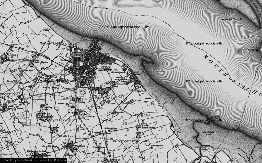 Old Map of Cleethorpes, 1895 in 1895