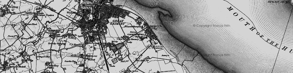 Old map of Cleethorpes in 1895