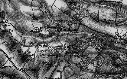 Old map of Clement's End in 1896